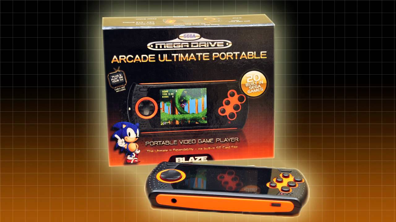 BLAZE Sega MegaDrive Ultimate Handheld Console Demonstration