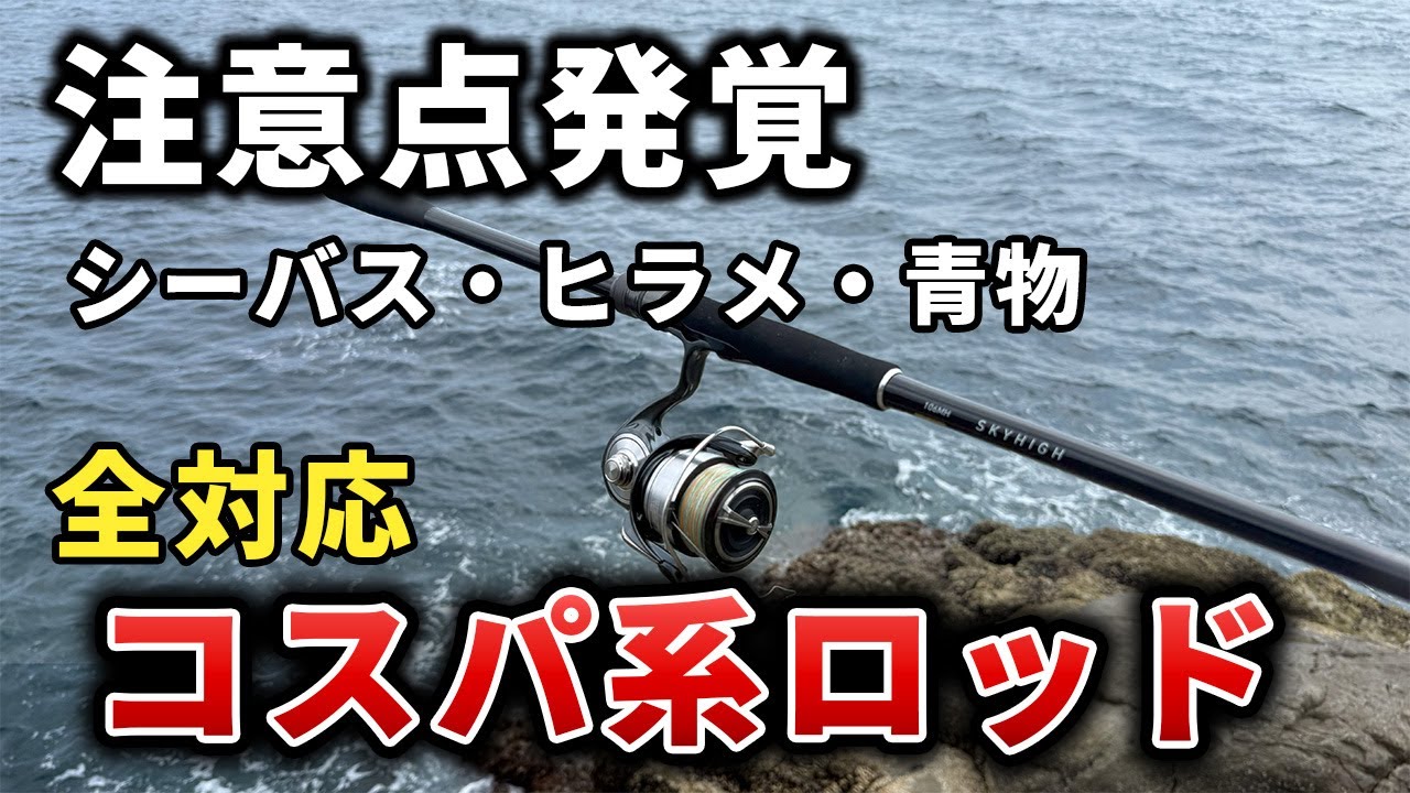 【25スカイハイ】要注意！ダイワの次世代マルチロッドでライトショアジギング五目。確かに良いけど思わぬ欠点発覚
