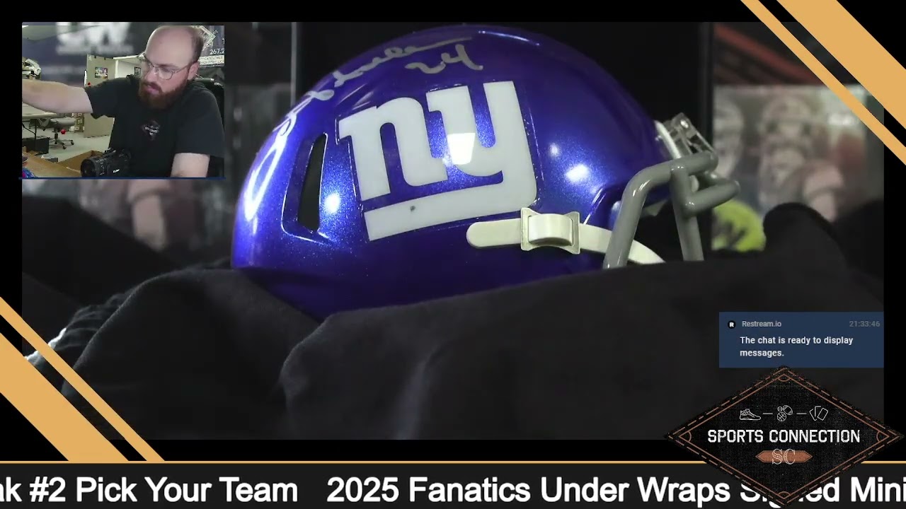 2025 Fanatics Under Wraps NFL Signed Mini Helmets Case Break #2 Pick Your Team!!