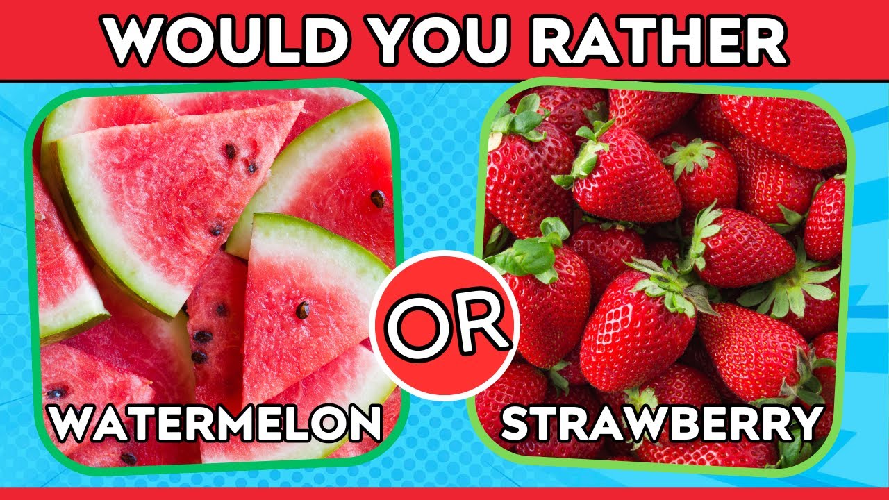 Вы бы предпочли | Фруктовый выпуск 🍉🍌🍓