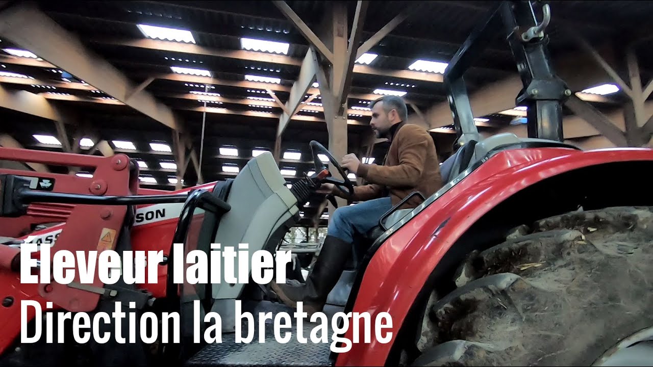 Plutôt moderne cet élevage laitier ! 🐄