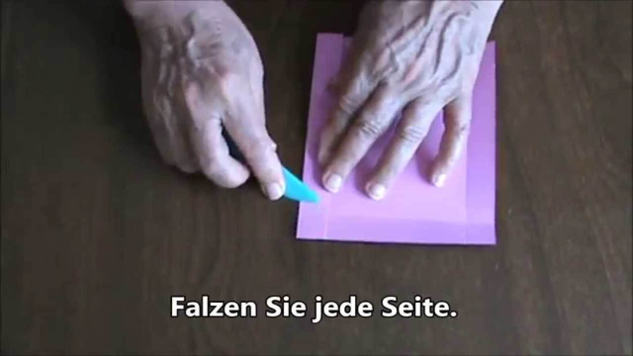 Eine Schachtel mit dem Scoring Board Falzbrett herstellen