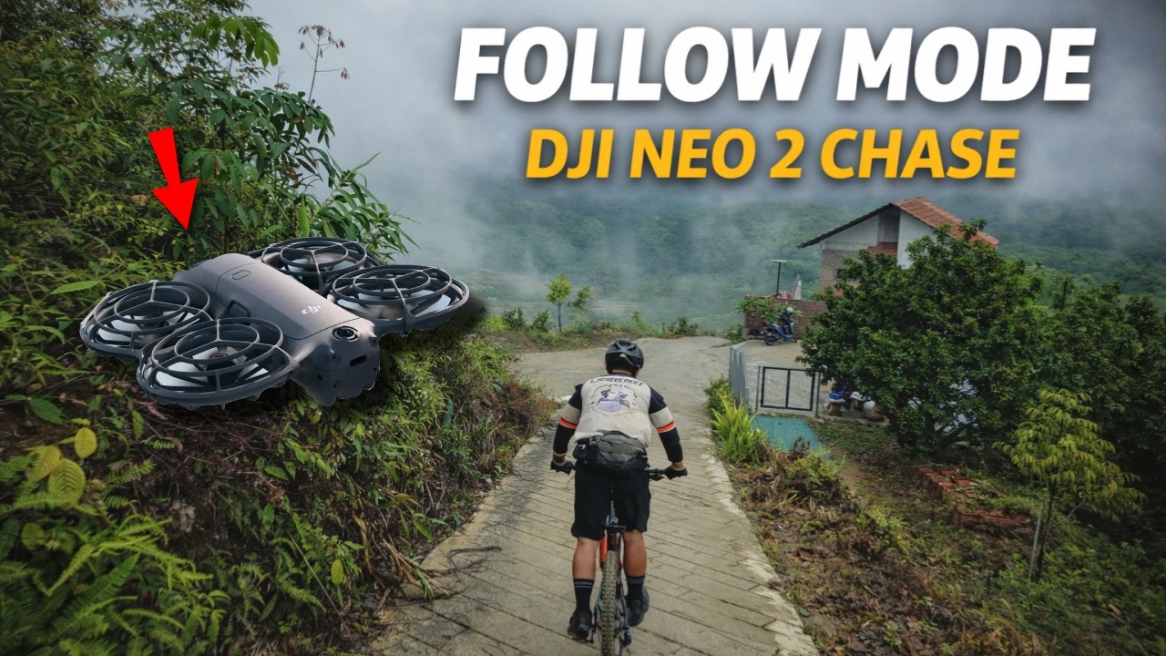 DJI NEO 2 Cycling Follow 🚀 | Bukit Liman Kati Descent