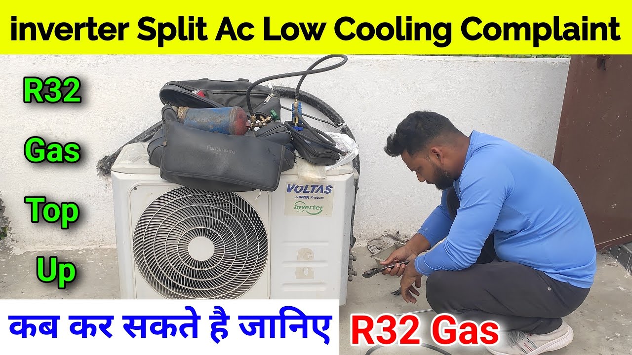 r32 gas charging ! R32 gas charging ! r32 gas top up, r32 gas top up kar sakte hai ya nahi, (gas)