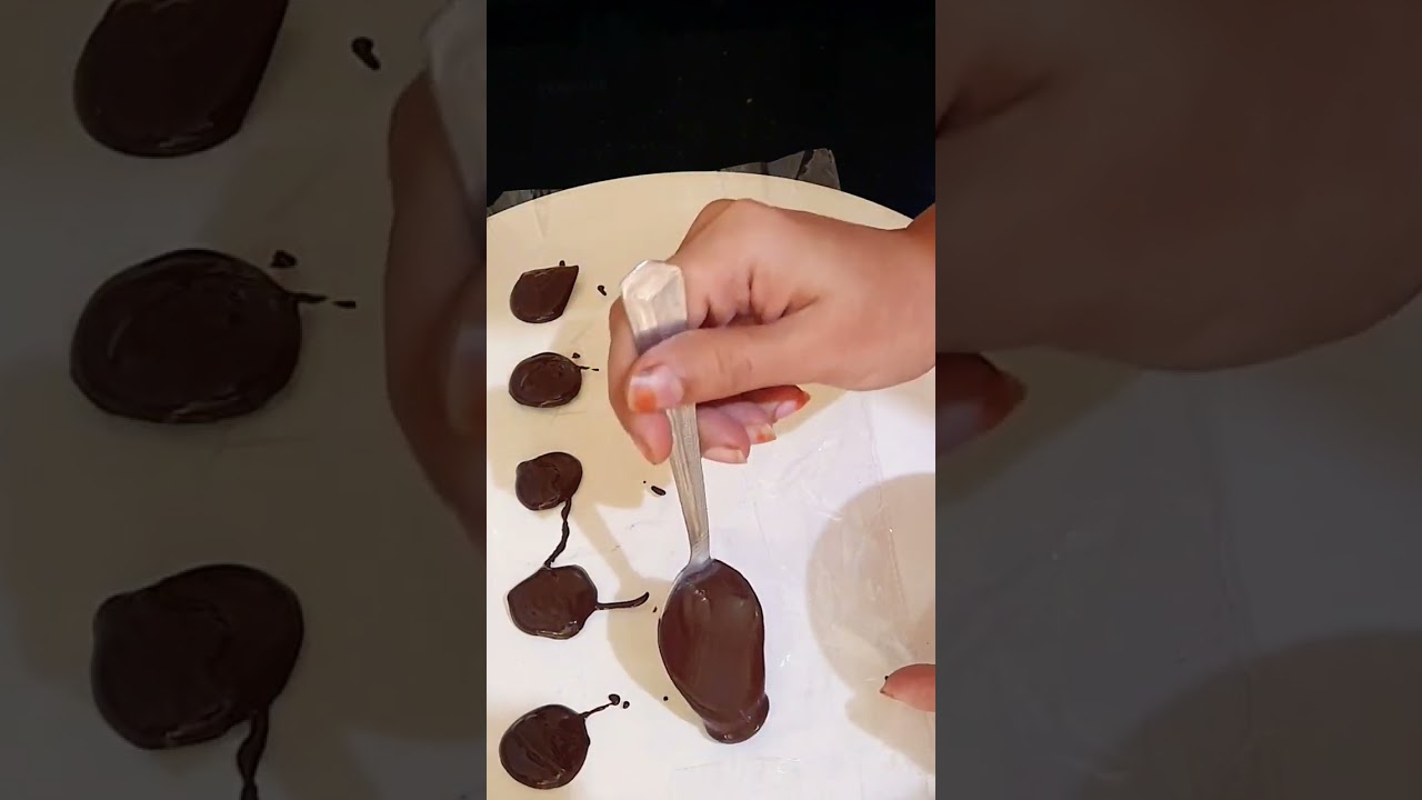 chocolate garnish without mould @connect with cake of joy
