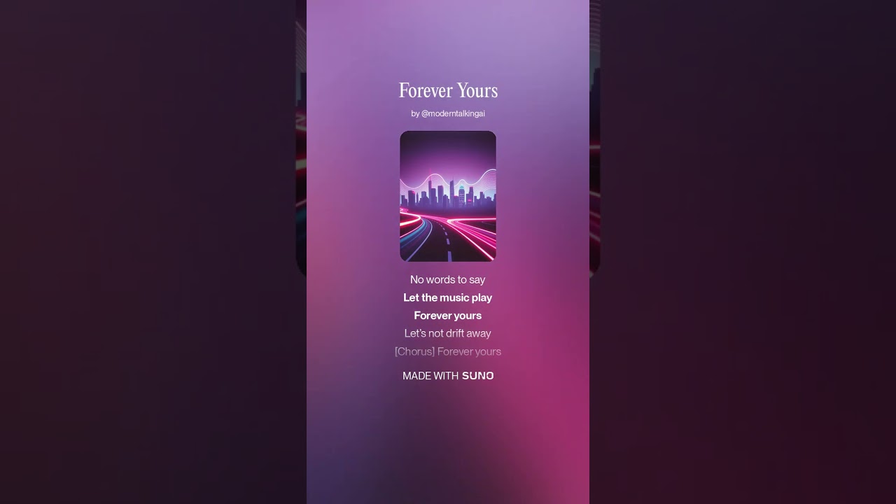 Forever Yours &ndash; Romantic Eurodisco / Melodic Synthpop Dance Song | For Relaxation and Stress Relief