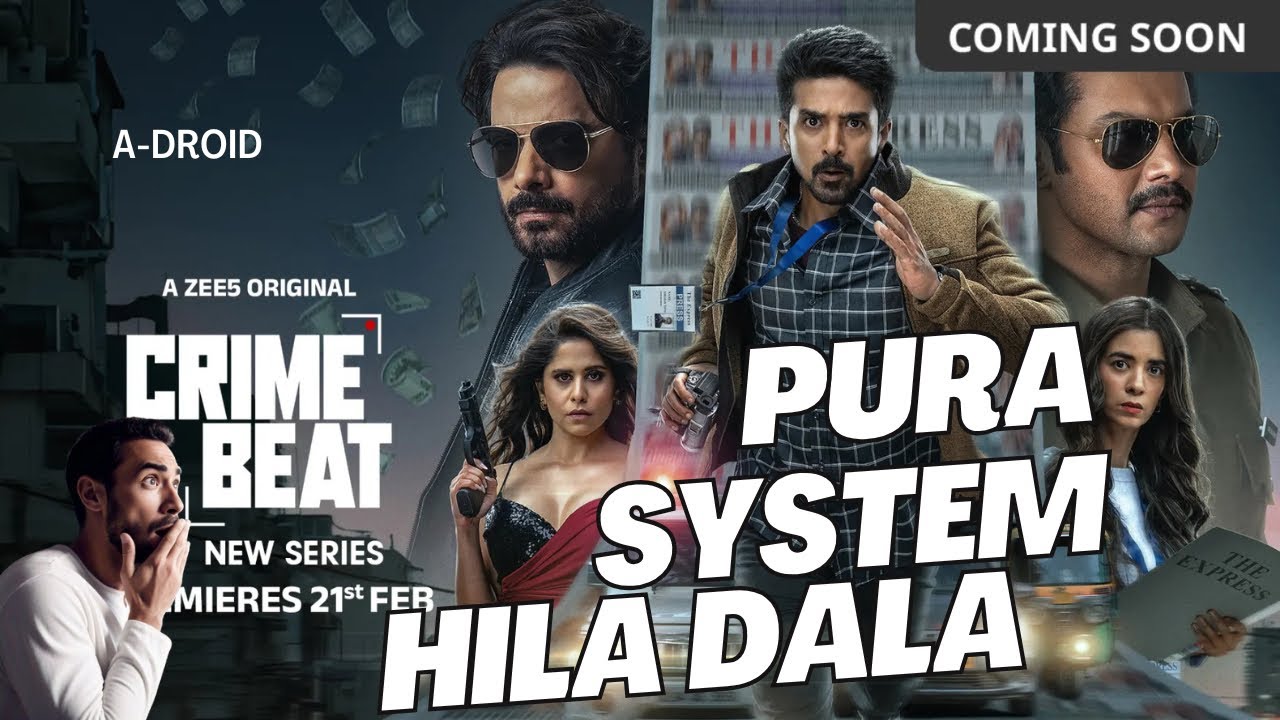 Crime Beat |Official Trailer| A ZEE5Original Saqib Saleem Saba Azad 