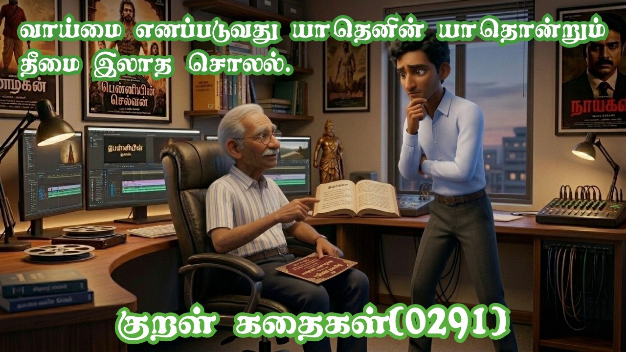 Kural Kathai 0291 குறள் கதை : வாய்மை எனப்படுவது யாதெனின் யாதொன்றும் தீமை இலாத சொலல்.