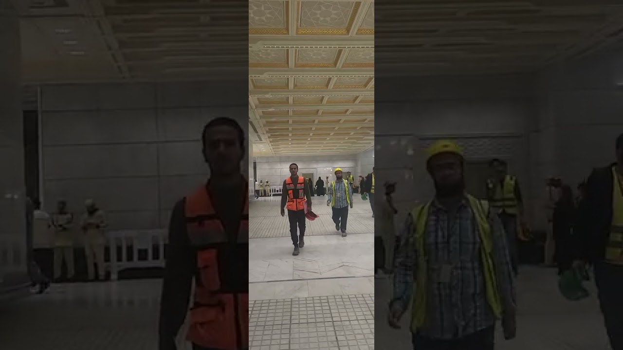 From inside the Holy Mosque in Mecca, I present to you this video of the new expansion. #Mecca #ksa
