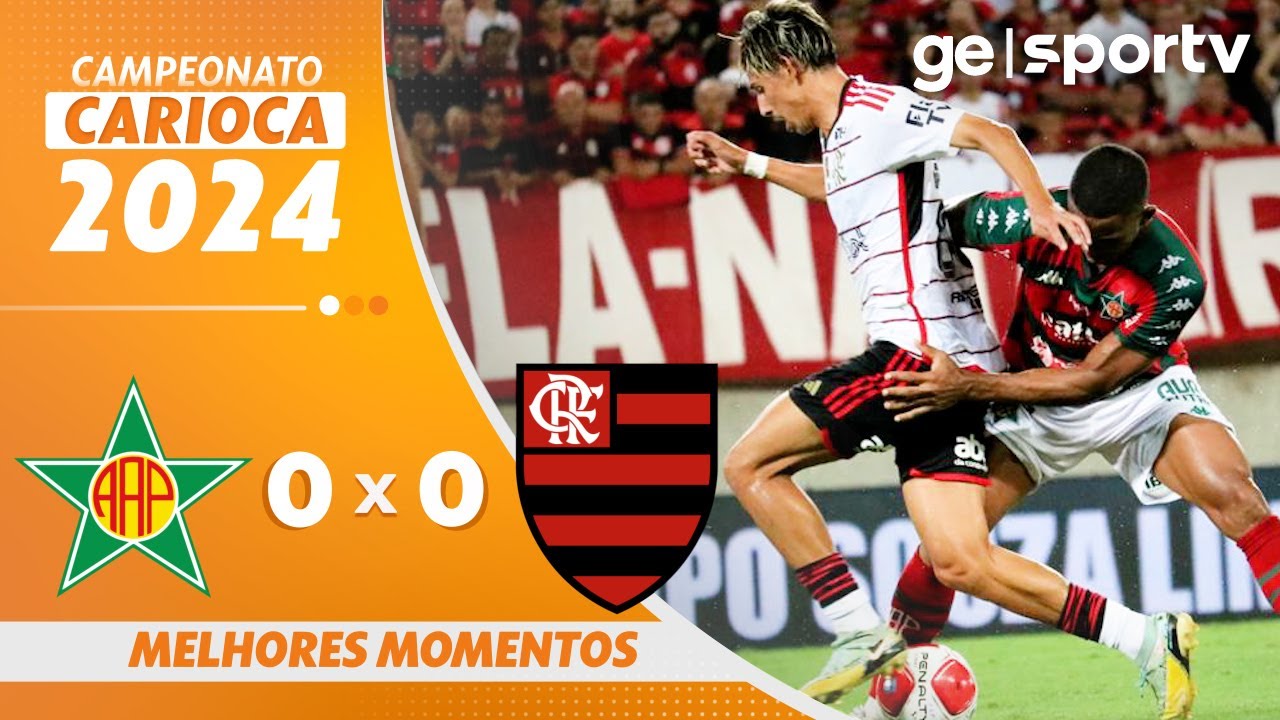 PORTUGUESA 0 X 0 FLAMENGO | MELHORES MOMENTOS | 4ª RODADA CAMPEONATO CARIOCA 2024 | ge.globo