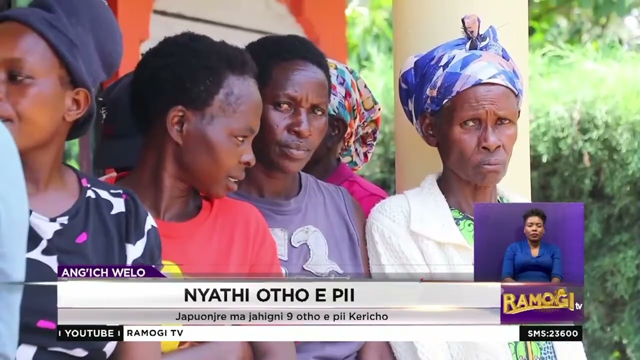 Nyathii ma jahigni 9 owito ngimane bang' lwar ei pii aora tok masira ma ojuke gi wuon-gi