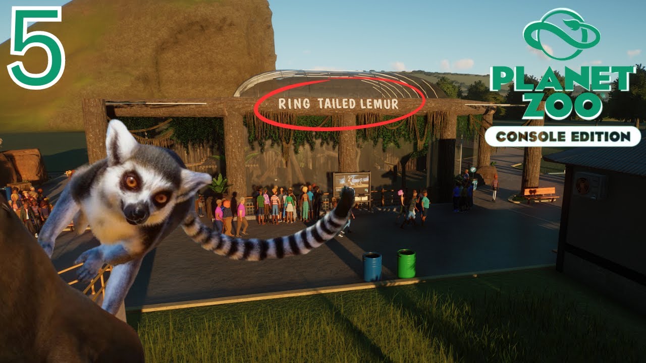 ВЫСТАВКА ЛЕМУРОВ В ПОМЕЩЕНИИ? | Режим франшизы Planet Zoo Console Edition