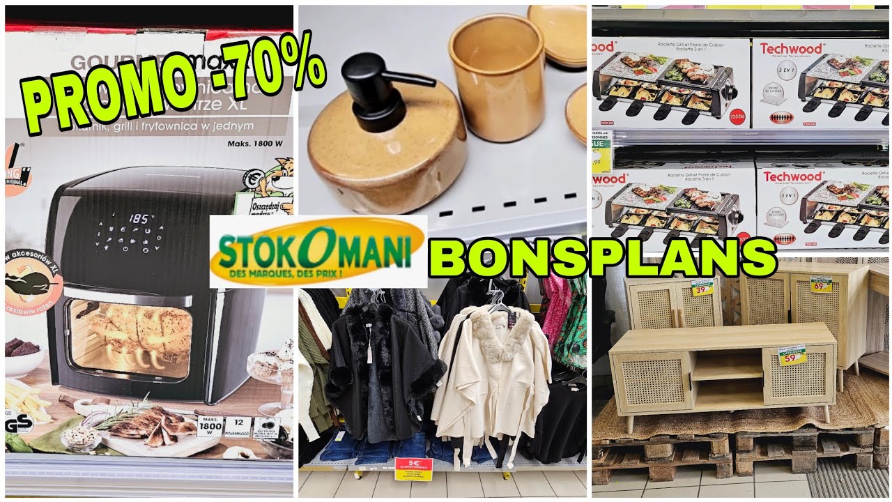 🔥STOKOMANI MEGA BONSPLANS 😱 -70% #promo #destockagestokomani #bonsplans #stokomani #promostokomani