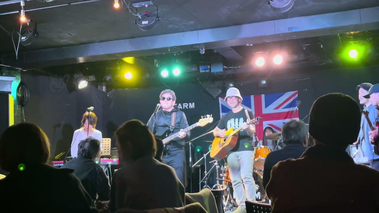 While my guitar gently weeps (beatles cover)studio farmビートルズ好きの夜会より