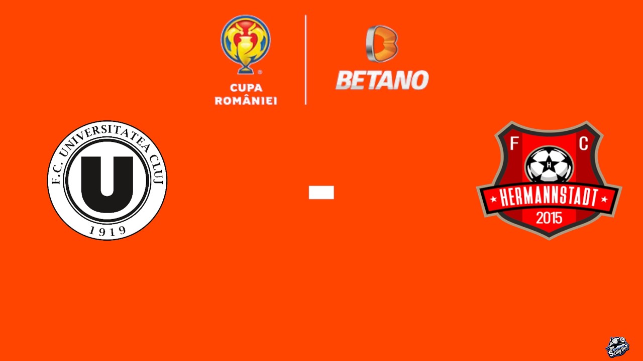 U Cluj - FC Hermannstadt, CUPA ROMÂNIEI BETANO - PLAY-OFF - SFERTURI DE FINALĂ 2025-2026