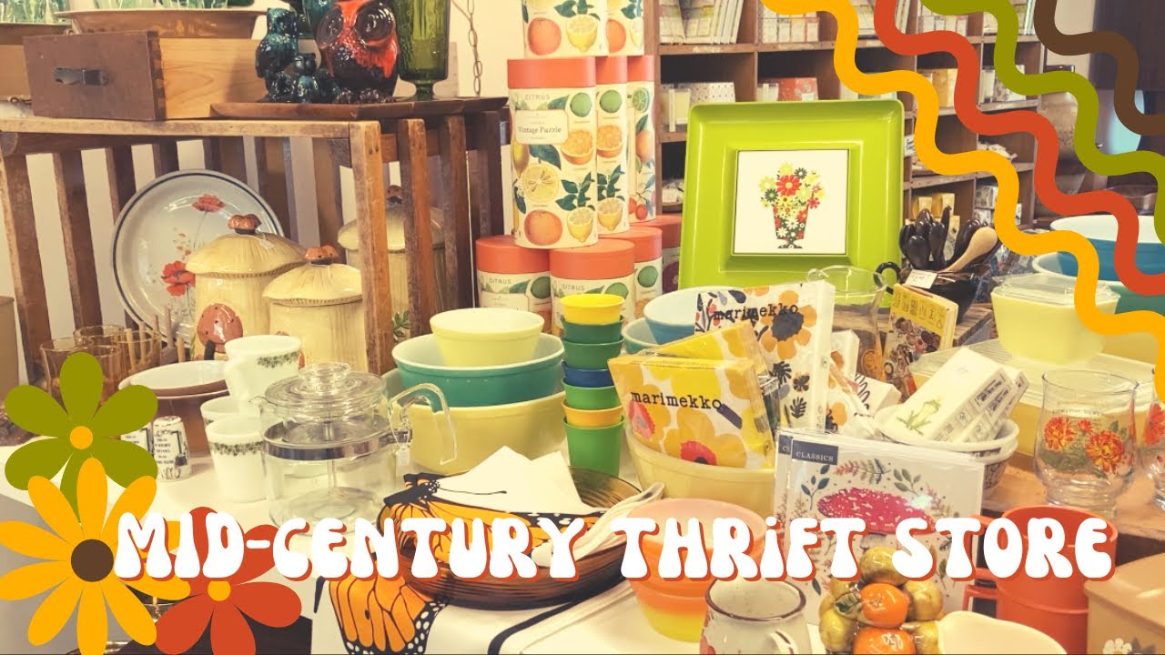 MID-CENTURY THRIFT STORE WALK THROUGH 🌼