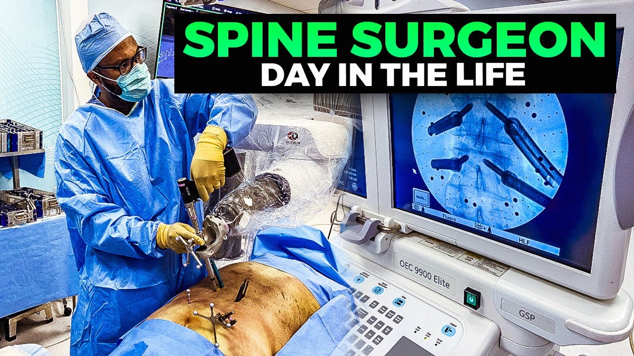 Day in the Life of a Spine Surgeon | Robotic Spinal Surgery
