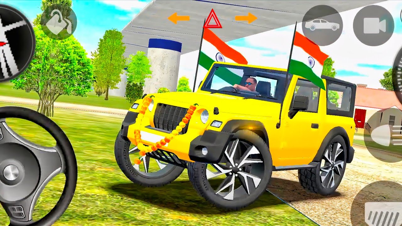 Modified Mahindra Thar😈Games:Indian Yellow Thar (Gadi Wala Games) Car Game Android Game - #2026