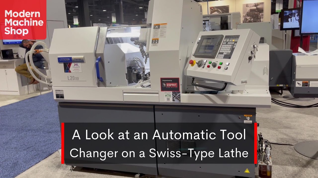 Automatic Tool Changer (ATC) on a Swiss-Type Lathe