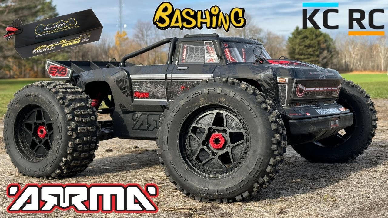 Arrma Outcast 8s EXB RTR   (Gens Ace 8000mAh 4s 100C)