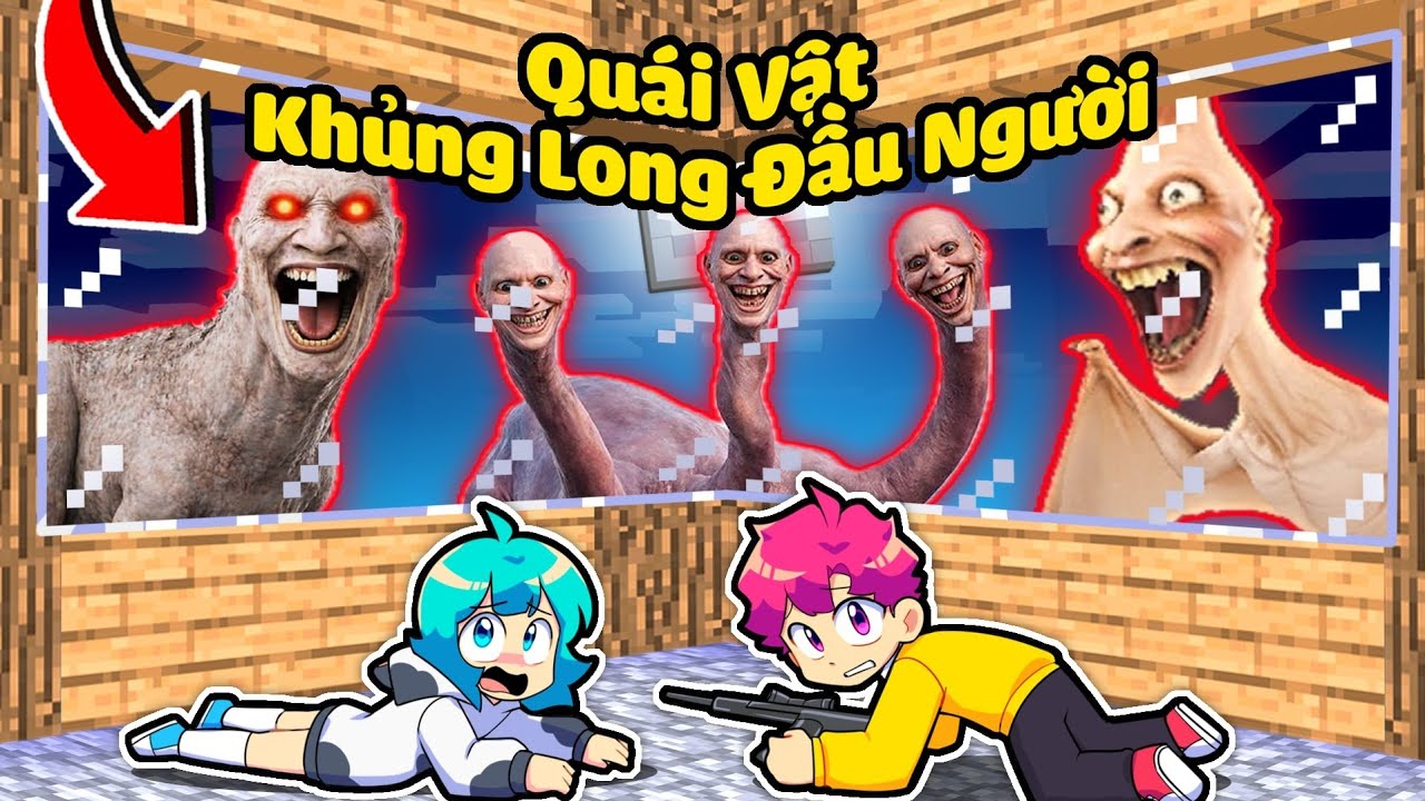 Hiha Trốn Thoát Khỏi QUÁI VẬT KHỦNG LONG ĐẦU NGƯỜI THALASSOPHOBIA Trong Minecraft 😱🥶