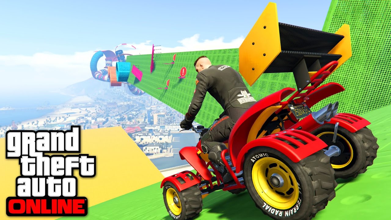 PARKOUR FUN NOUVEAU QUAD - GTA 5 ONLINE