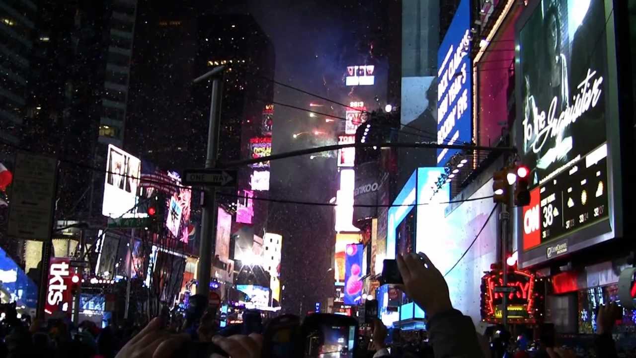 2013 New Year Count Down at Times Square