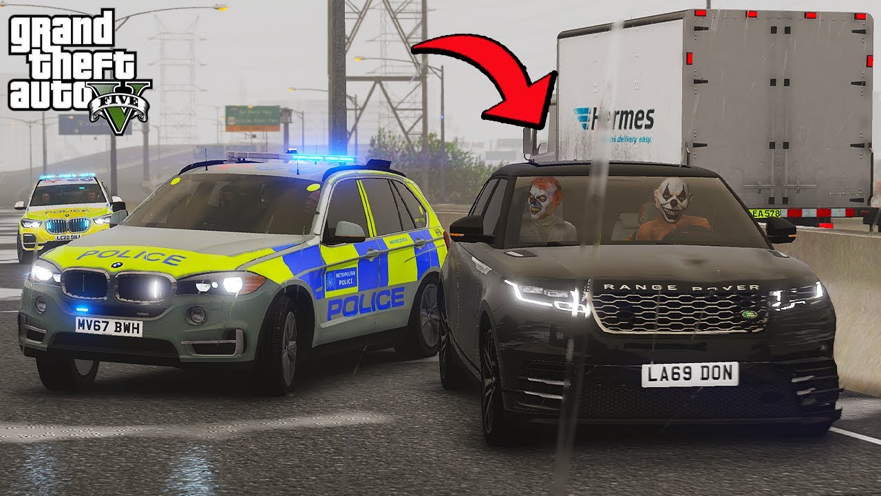 SCO19 Armed Police Clown Gang TAKEDOWN 🤡❌ (GTA 5 LSPDFR Mod)