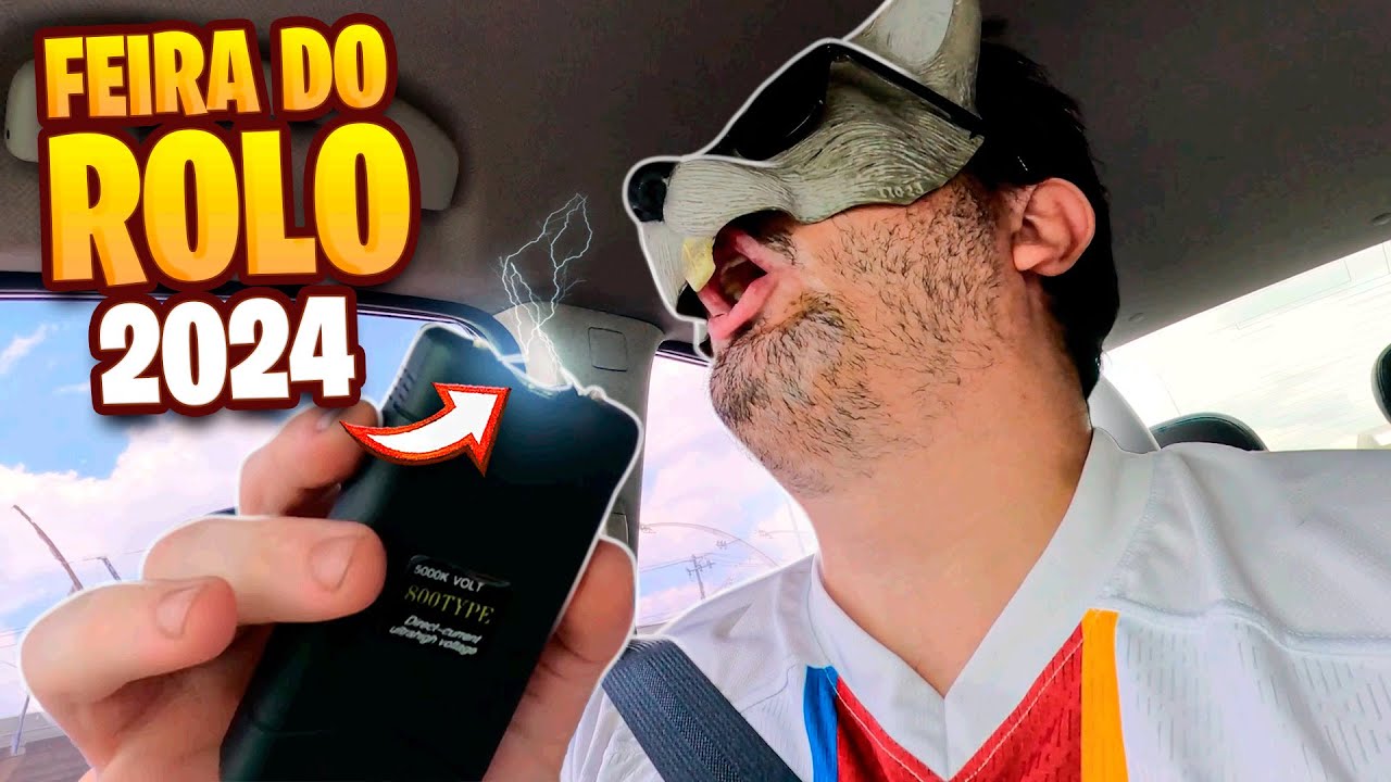 ESSA FEIRA DO ROLO FOI ABSURDA, COMPRAMOS ATÉ TASER!
