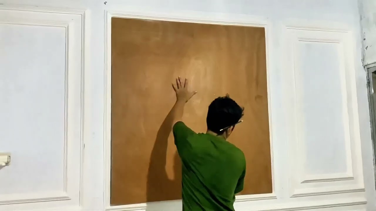 Cara pemasangan kaca cermin bevel dinding | bikin dinding rumah estetik