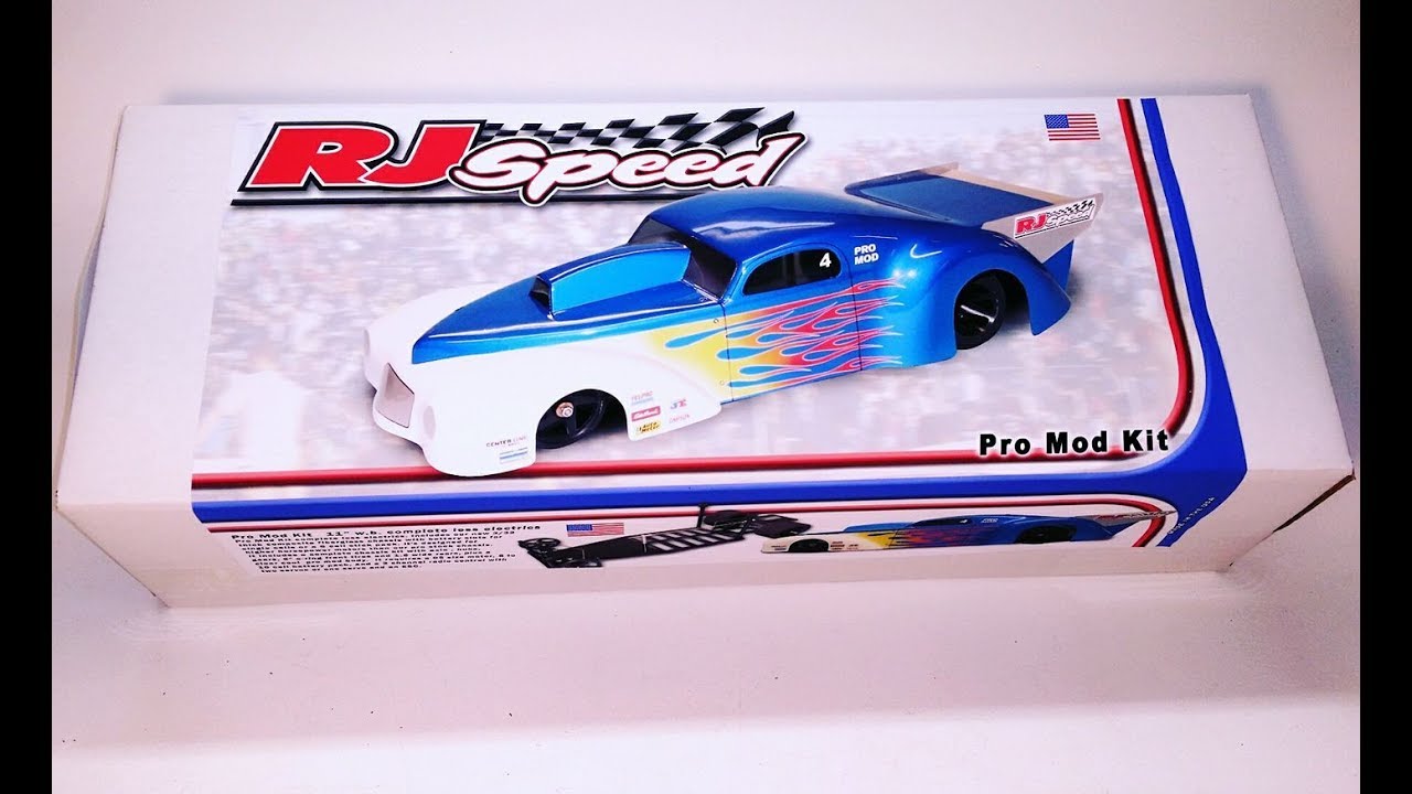 RJ Speed Pro Mod kit unboxing rc dragster drag race