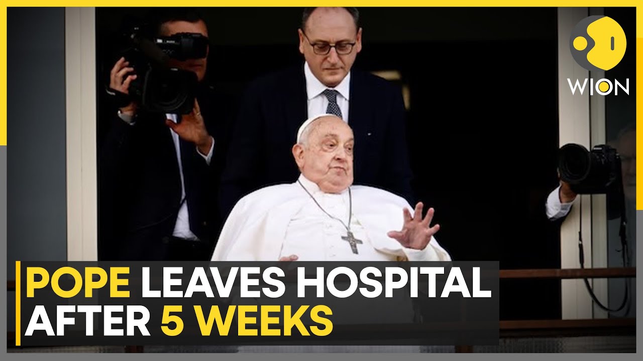 Pope Francis Makes First Public Appearance Since Hospitalisation | World News | WION