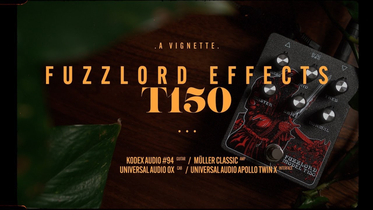 The Fuzzlord Effects T150 is a fantastic Model T preamp | Vignette Demos