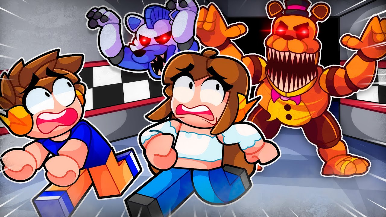 SOBREVIVA 5 NOITES com o FREDDYS no ROBLOX! - Freddys Playground