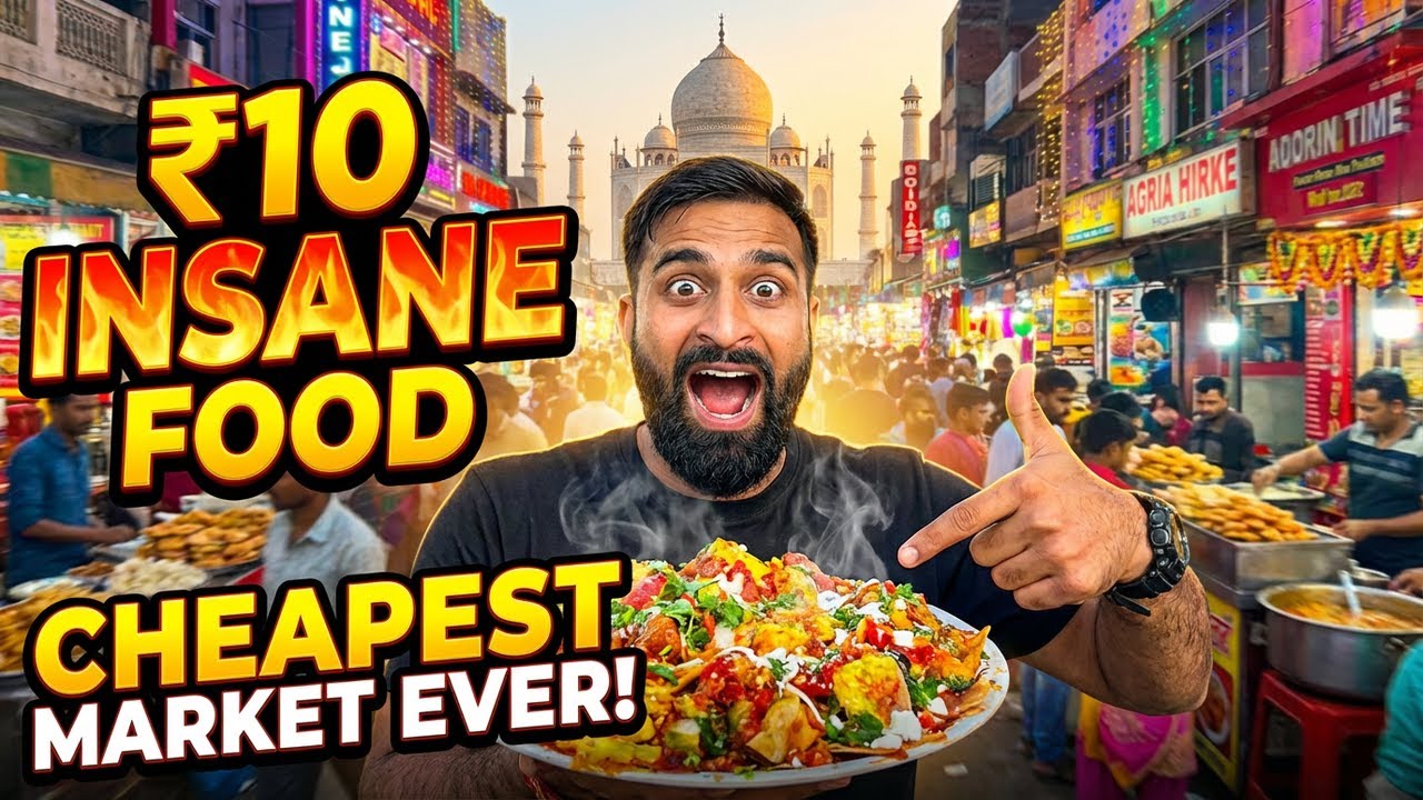 Agra Market Tour - Cheapest Shopping & Best Street Food!