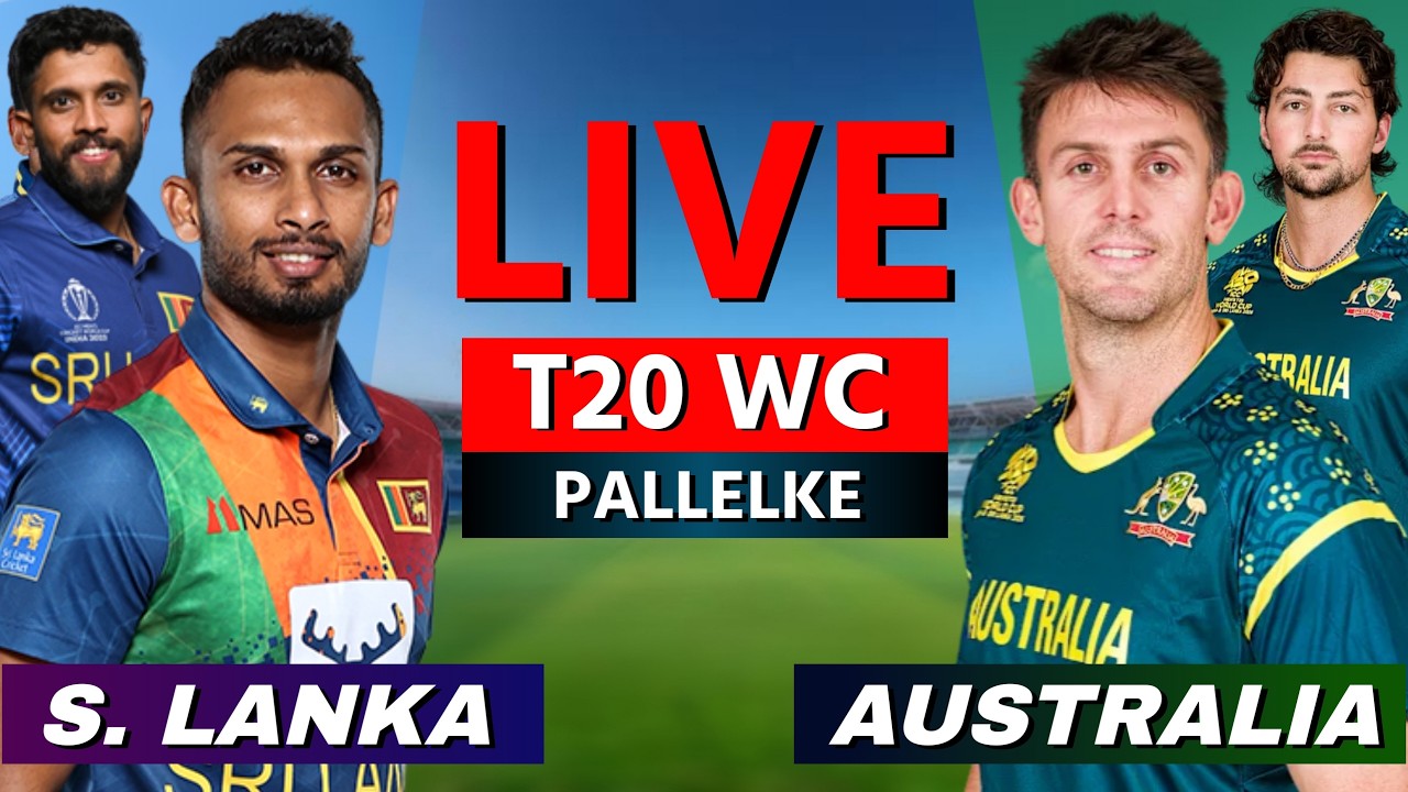 🔴 Australia vs Sri Lanka , World Cup, Live Cricket Match Today Scores & Commentary, AUS BAT