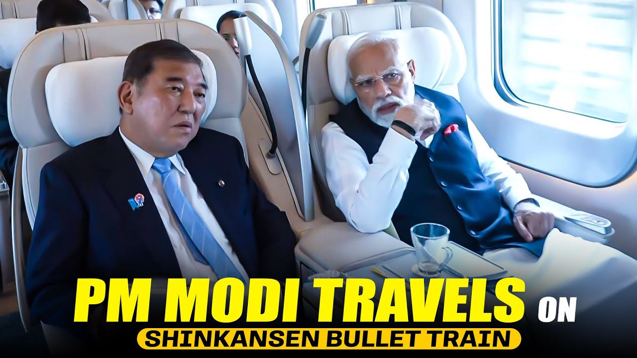 PM Modi travels with Japanese PM Ishiba on a Shinkansen Bullet Train from Tokyo Station