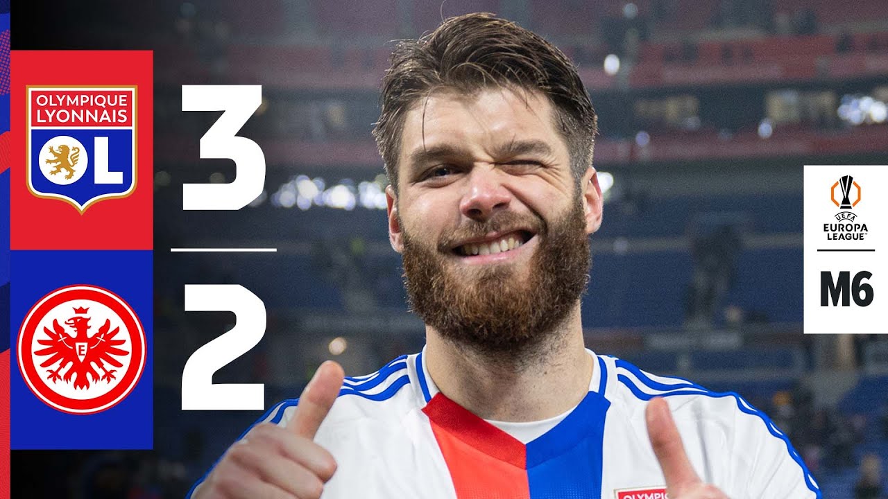 Une victoire avec la manière face à Francfort (3-2) | M6 Europa League | Olympique Lyonnais
