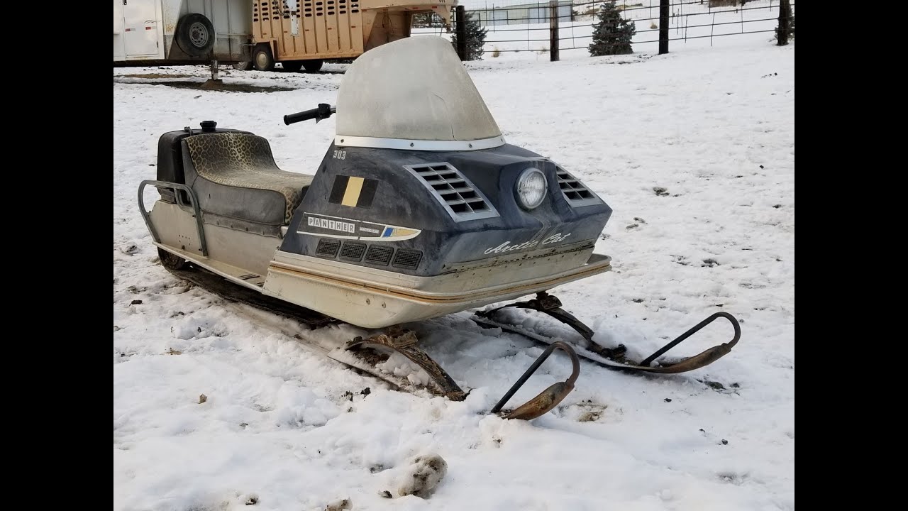 Будет ли он снова мурлыкать? Arctic Cat Panther 303, роторный, 1970 года выпуска &mdash; находка в сарае.