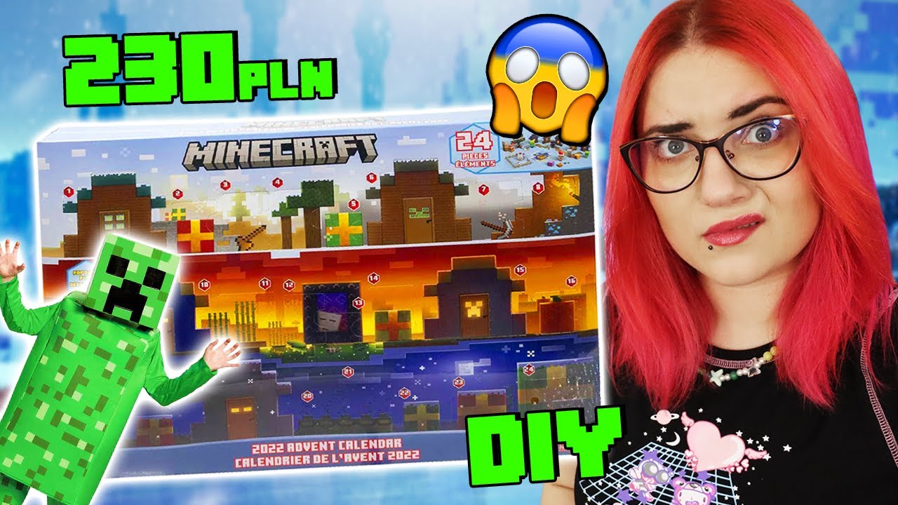 MINECRAFT ale to KALENDARZ ADWENTOWY 😲 *bardzo drogi*