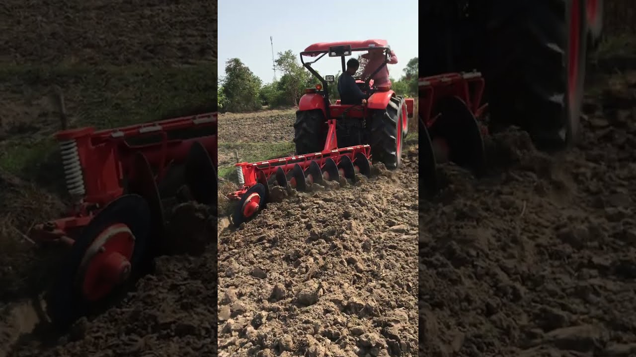 kubota ZT 155 plow the sand fields , คูโบต้า ZT180