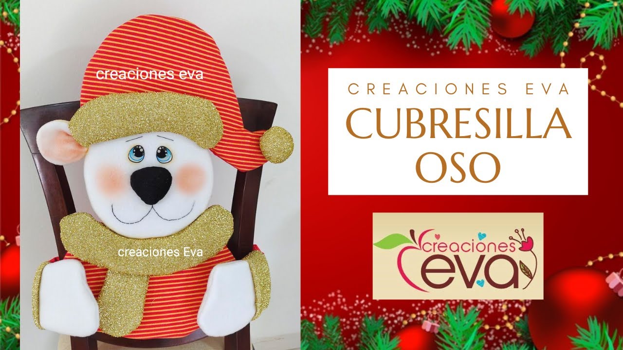 🎄Cubresilla Navideño Oso 🐻‍❄🎉