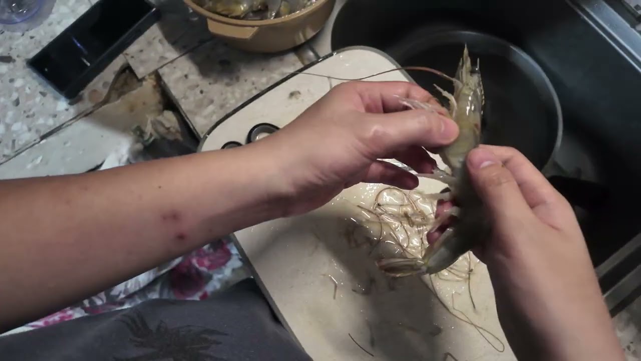 Cooking Buttered Shrimp | Filipino ASMR Cooking (No Talking)