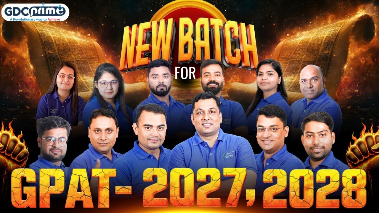 GPAT 2027 и 2028 Новый набор – GDC PRIME | Подготовка опытными преподавателями | Прием открыт #gpat
