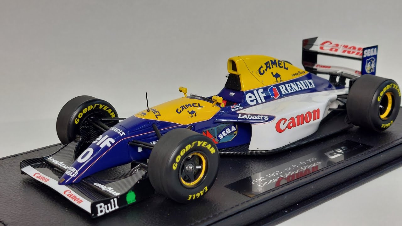 GP Replicas 1:18 Renault Williams FW15C 1993 D.Hill