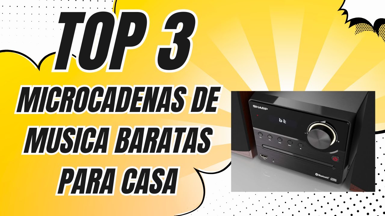 Las 3 Mejores Microcadenas de Música Baratas para Casa De Amazon ✅ [2025]