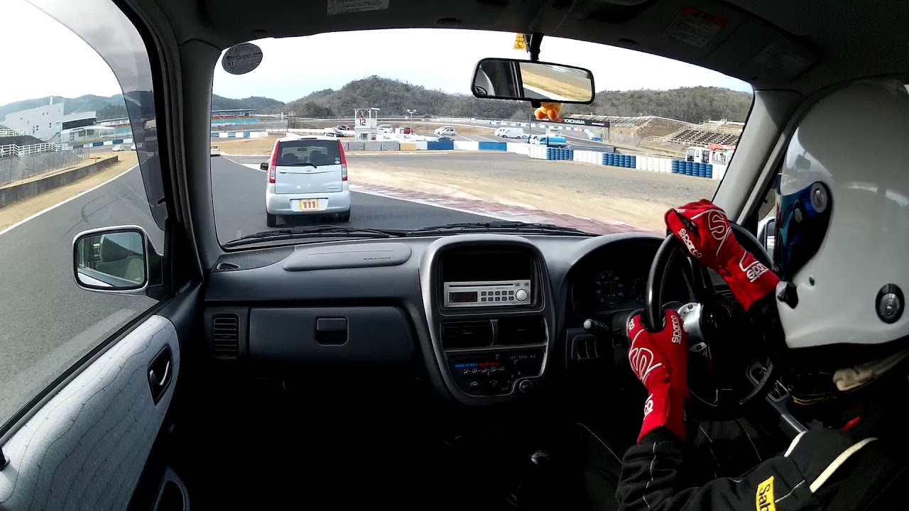 20190210 岡山国際サーキット IDIウエストカップ Bグループ決勝 プレオ チキンミウラ トールワゴン選手権