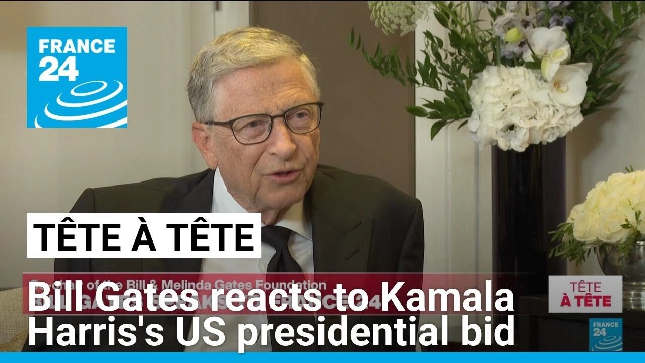 Bill Gates on Kamala Harris's US presidential bid: 'It's great to have somebody younger'