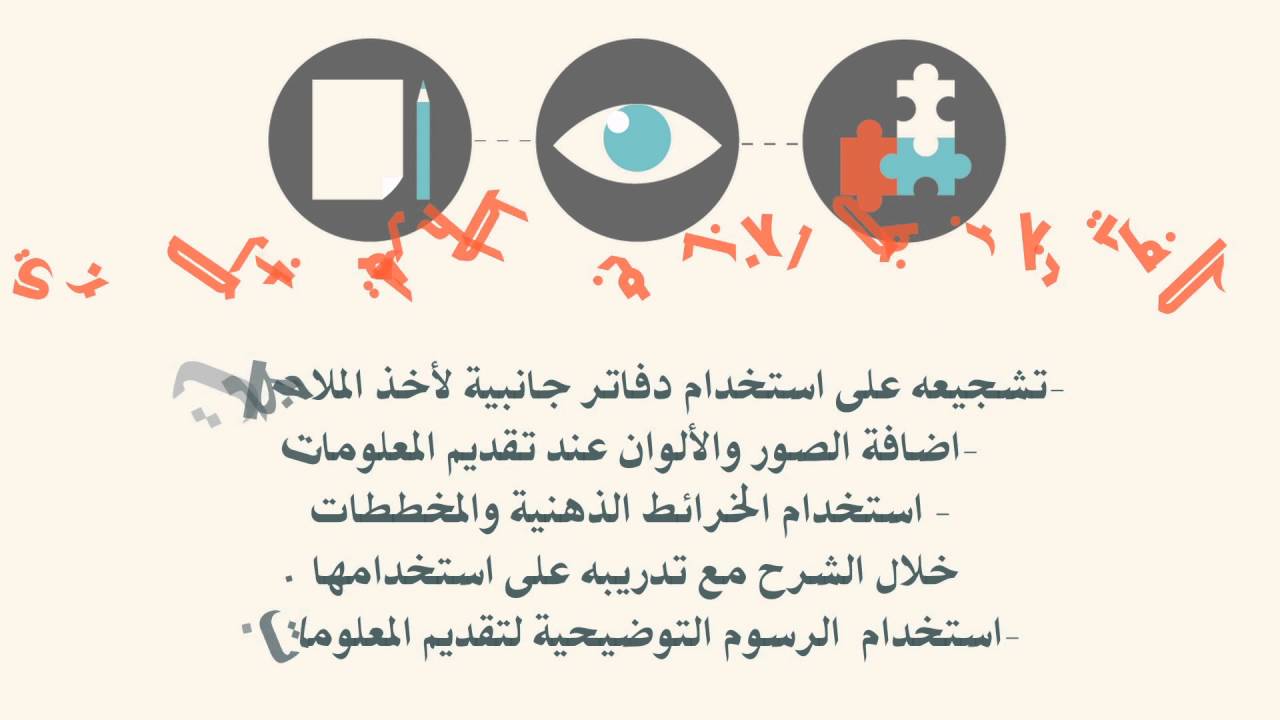 دورة أنماط التعلم للأستاذة وضحى الشلوي