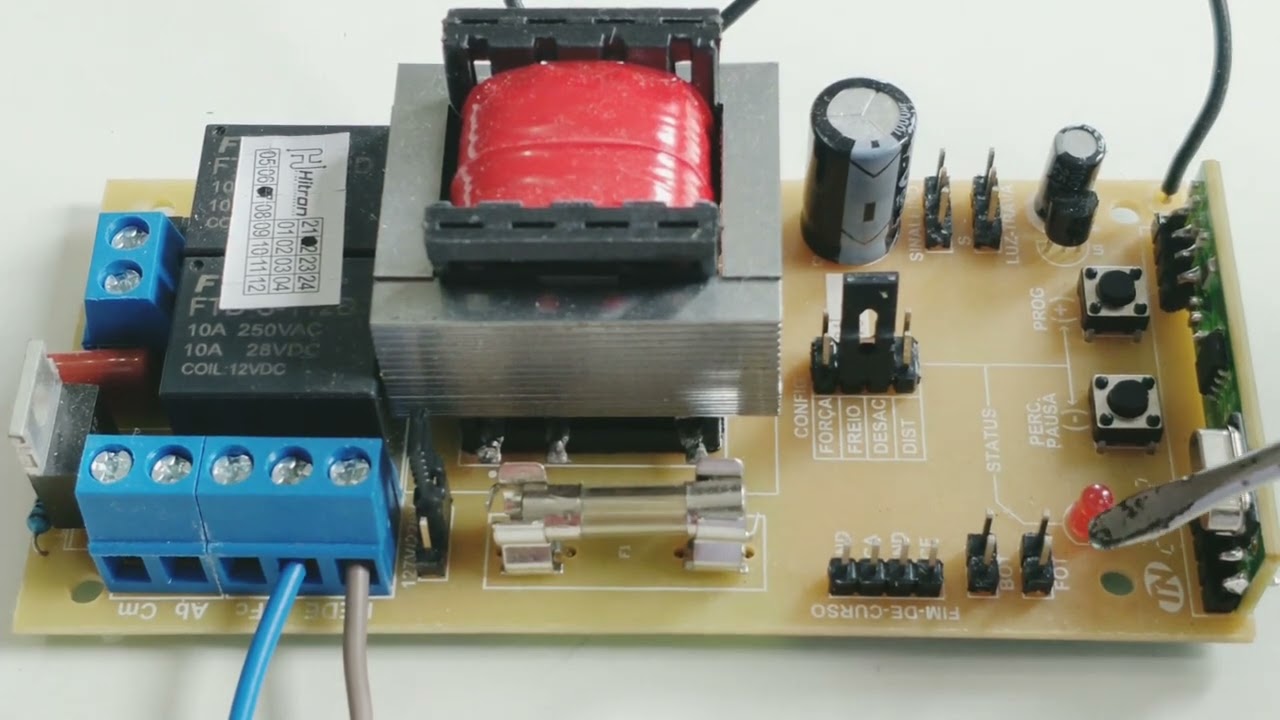 Configuração do fechamento automático (pausa) na placa de motor H9 HITRON